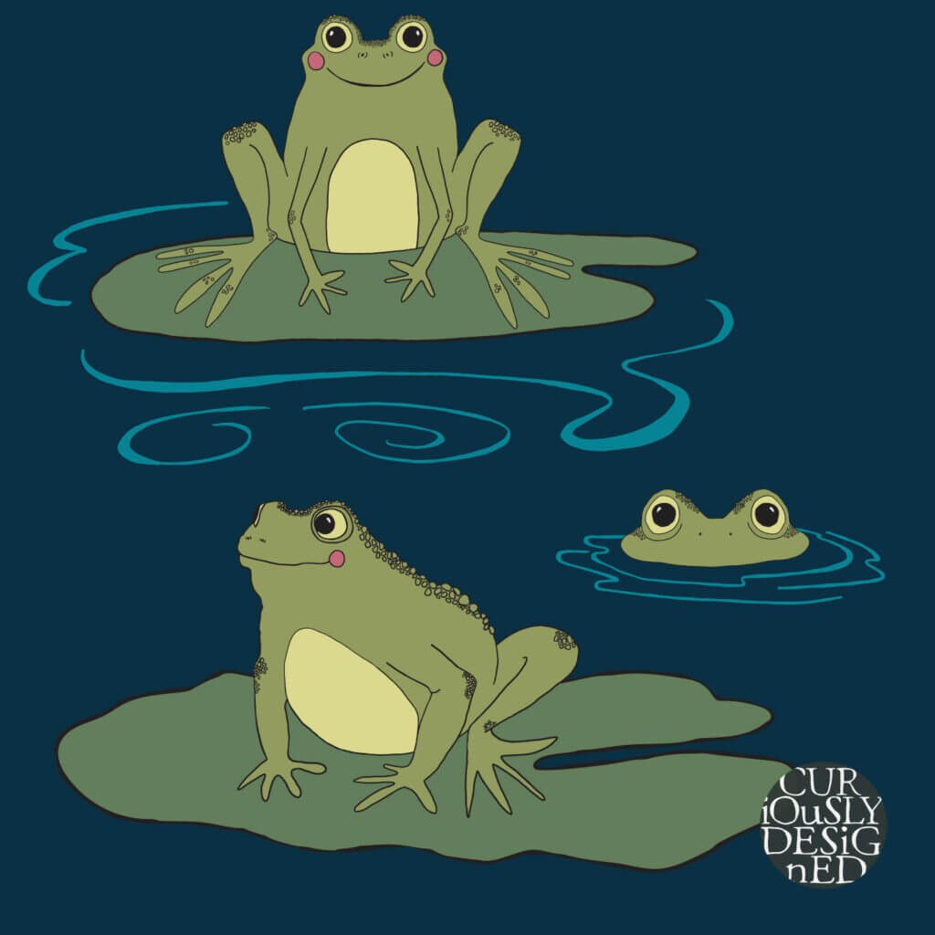 frogs Curiously Designed